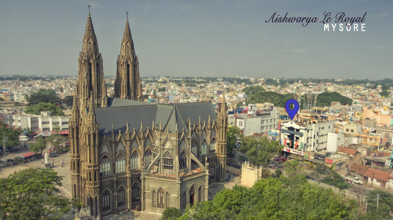 Hotel Aishwarya Le Royal Mysore Exterior foto